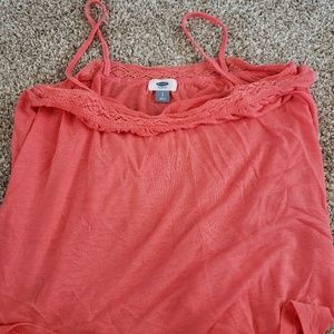 Small old navy peach tank